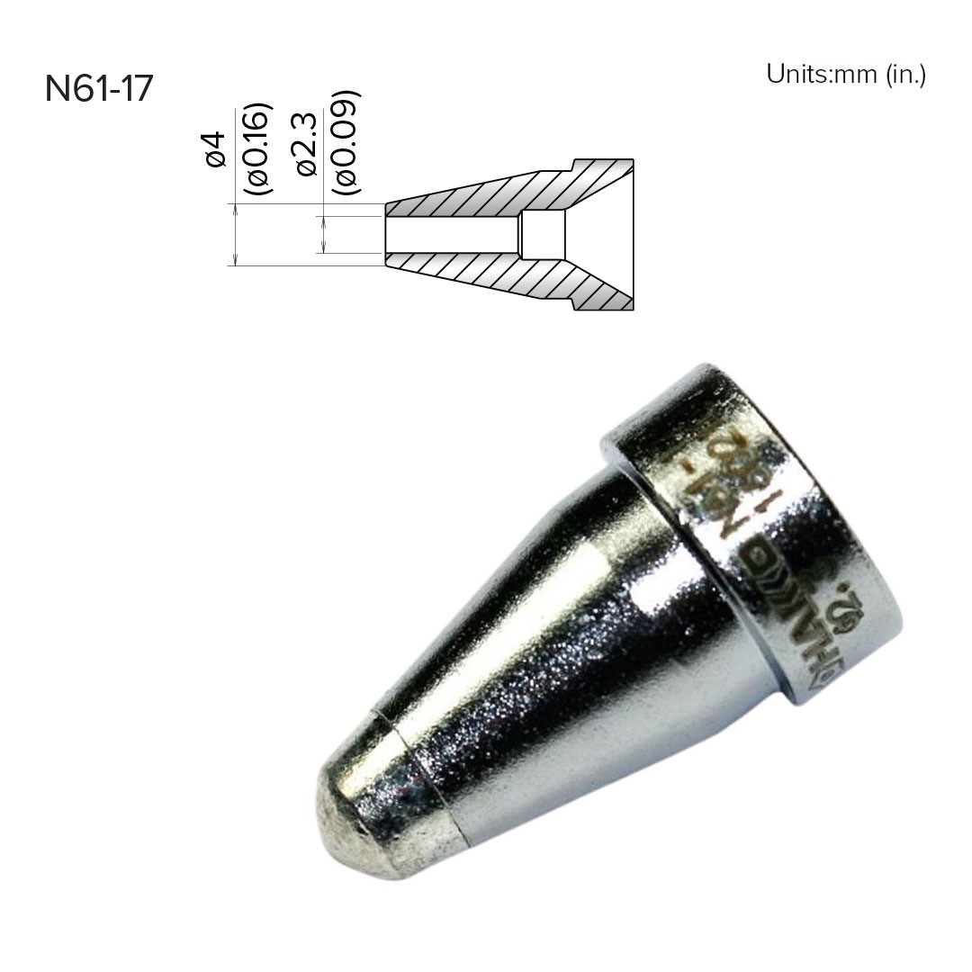 HAKKO NOZZLE,2.3mm,FR-301,FR-4101/4102